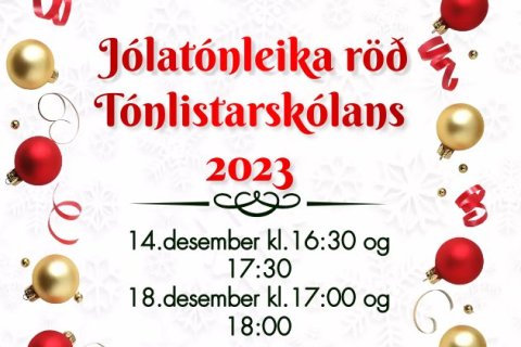 Jólatónleikaröð tónlistarskólans